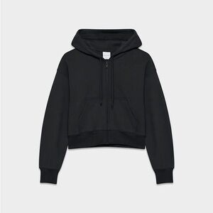 Aritzia Cozy Sweatfleece Boyfriend Boxy Zip Hoodie